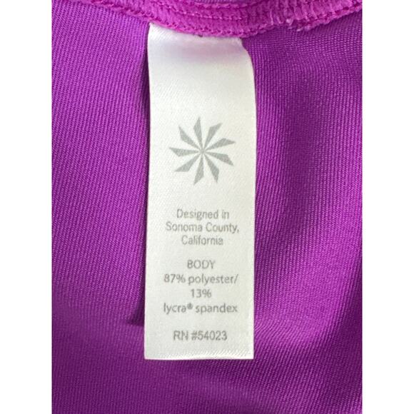 Athleta Sonar Capri Compression Leggings Purple Size S - Picture 6 of 9